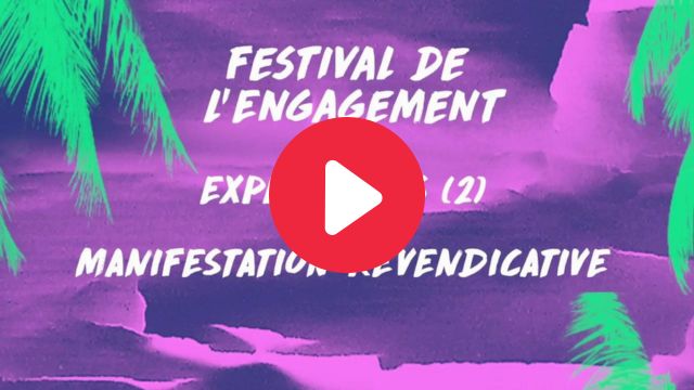 Reportage de TéléSorbonne au Festival de l'Engagement 2017 - Manifestation revendicative
