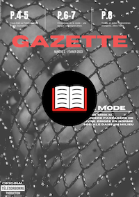 Numéro 3 de la Gazette de TéléSorbonne, février 2023, sur la mode